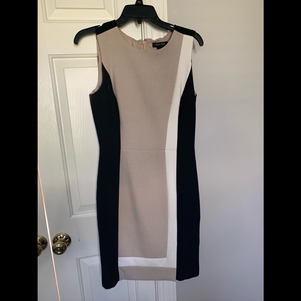 Size 4 WHBM color block dress